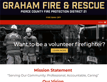 Tablet Screenshot of grahamfire.org